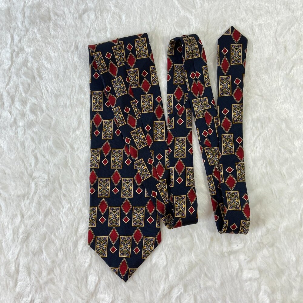 Giannelli, Hand sewn, 100% Silk, Men’s Neck Tie, Made In USA Abstract Geometric